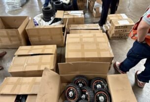 Mercancía Descomisana China por unen 300 MDP