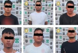 SSC Reporta la Detención de 6 Personas Presuntamento Relacionadas Con un robo a Casa Hábitacia en Magdalena Contreras