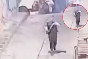 Capitán en video A Mujer Huyendo de Intento de Secuestro en Naucalpan
