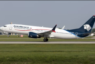 AVIÓN DE AEROMÉICO ATERRIZA DE EMERGENCIA EN TAMEULIPAS TRAS DETECCIÓN DE HUMO EN LA CABINA