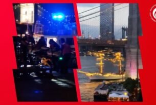 Buque de la Marina de México Estrella Contra Puente de Brooklyn; Hay 2 Heridos Graves (Videos)