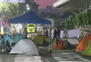 Bloqueos Ambos Sentidos de San Antonio Abad, CDMX, Madres Buscadoras; Instalan Campamento