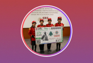 México y LÍBANO EN UN CACHITO: Sre y Lotería Nacional Celeban 80 Años de Amistad