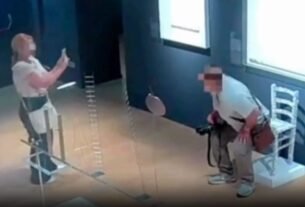Captan Momento en que visitante se sienta Sobre Valiosa “Silla de van Gogh” en un Museo y la Destuye | VIDEO