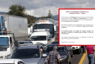 Autopista México-Puebla Anuncia Cierre Por Trabajos de Mantenimiento ¿Qé Día ya Qé Hora RoRARRÁ?