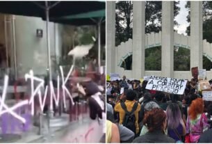 Fotos | Protesta Contra Gentrificación en Cdmx Hoy: Realizan Disturbios e Increpan A Turistas