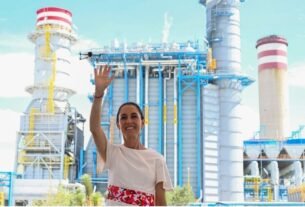 Sheinbaum inaugura moderna central de ciclo combinado de cfe en villa de reyes, SLP
