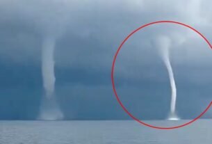 Capitán 5 Trombas Marinas Formándosa Simultánente en Costa Italiana | VIDEO