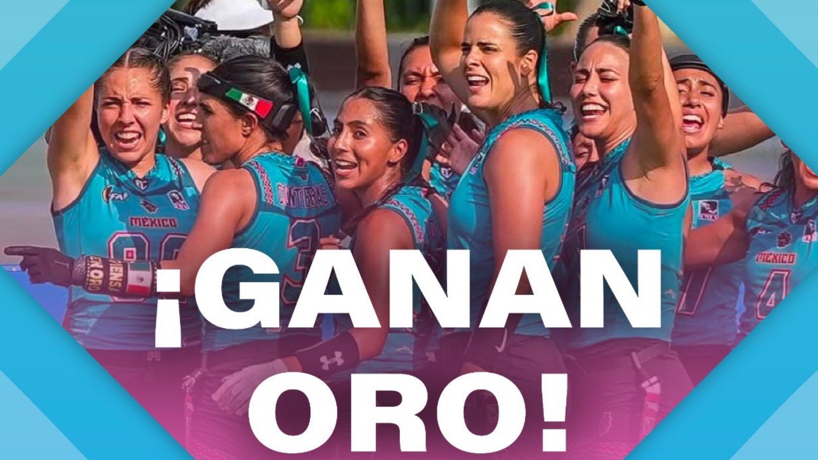 México es Bicampeón, Gana Oro en Flag Football Femenil Al Vencer A Estados Unidos