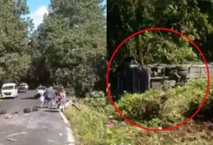 Autobús de Pasajeros Cae A enorme Barranco en Carretera México-Tuxpan; Suman Tres Muertos