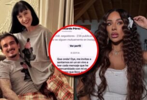 Exponen Mensaje de Ricardo Pérez Tras Los Rumores de Infidelidad A Susana Zabaleta: “VA a Quedar MUY MAL Parada”