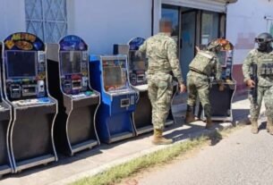 Semar aseguura 33 mácinas tragamonedas