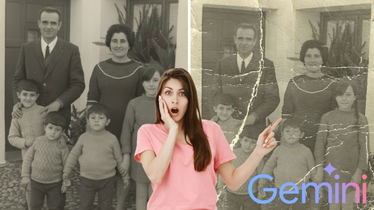 ¿CÓMO RESTAURAR Y ARREGLAR FOTOS ANTIGUAS CON LA INTELIGCIA ARTIFIA? Paso A Paso para Hacerlo en Géminis