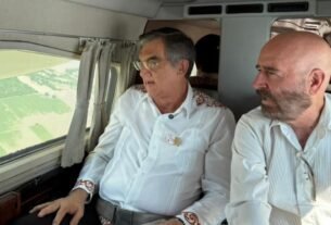 Américo Villarreal supervisa el crecimiento del Pánuco; preparados para brindar apoyo en caso necesario