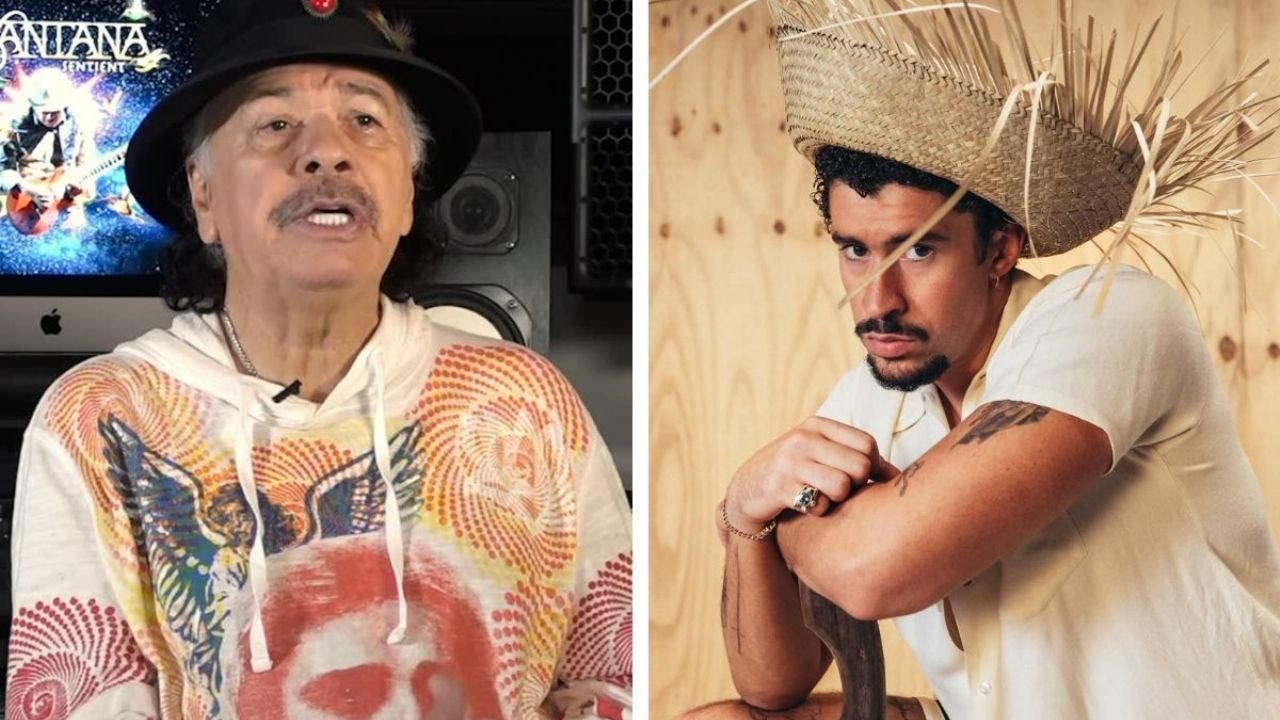 Carlos Santana apoya a Bad Bunny y su presentación en el Super Bowl 2026 y niega críticas hechas con IA