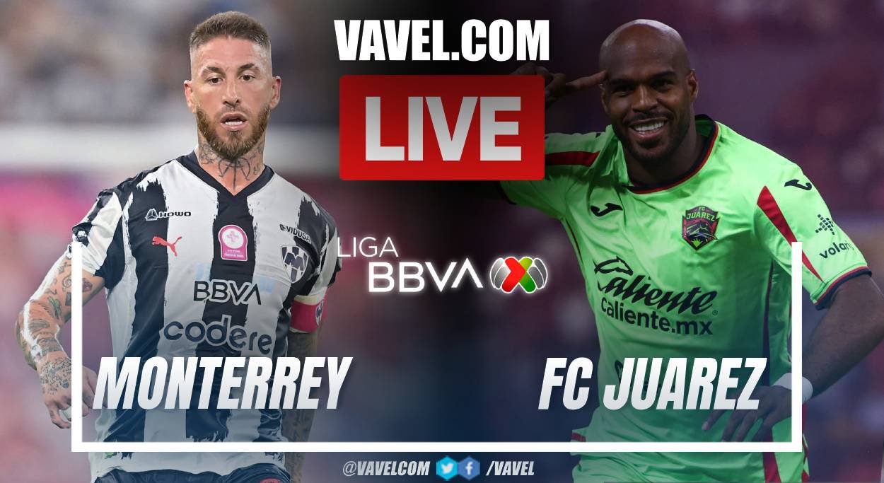 Actualización de Resultados Monterrey vs Juárez EN VIVO en el Partido de Liga MX