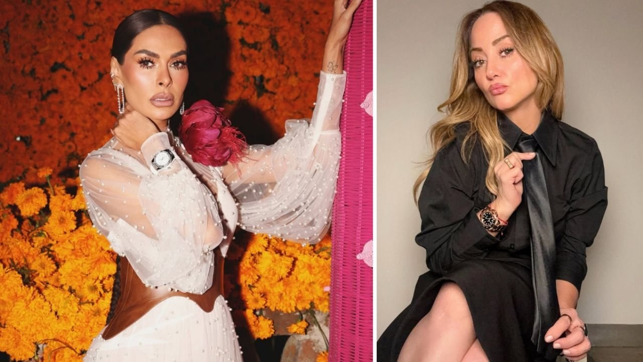 Galilea Montijo enfrenta a Andrea Legarreta porque la criticó por su look para Día de Muertos: “No decía de catrinas”