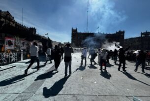 Condena Brugada hechos violentos en el Zócalo tras marcha de Generación Z