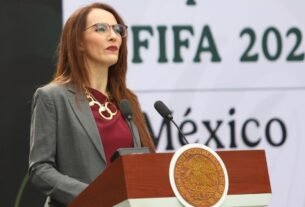 Gabriela Cuevas: queremos que el Mundial se traduzca en más bienestar para todos y todos