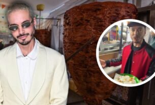 J Balvin no se resiste a los tacos callejeros de la CDMX antes de su concierto en el Flow Fest | VIDEO