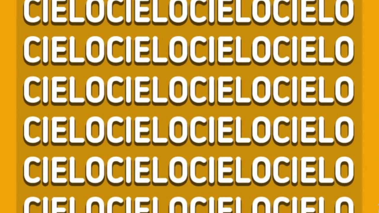 Acertijo visual: sólo una persona con vista de halcón encuentra la palabra Hielo en sólo 5 segundos