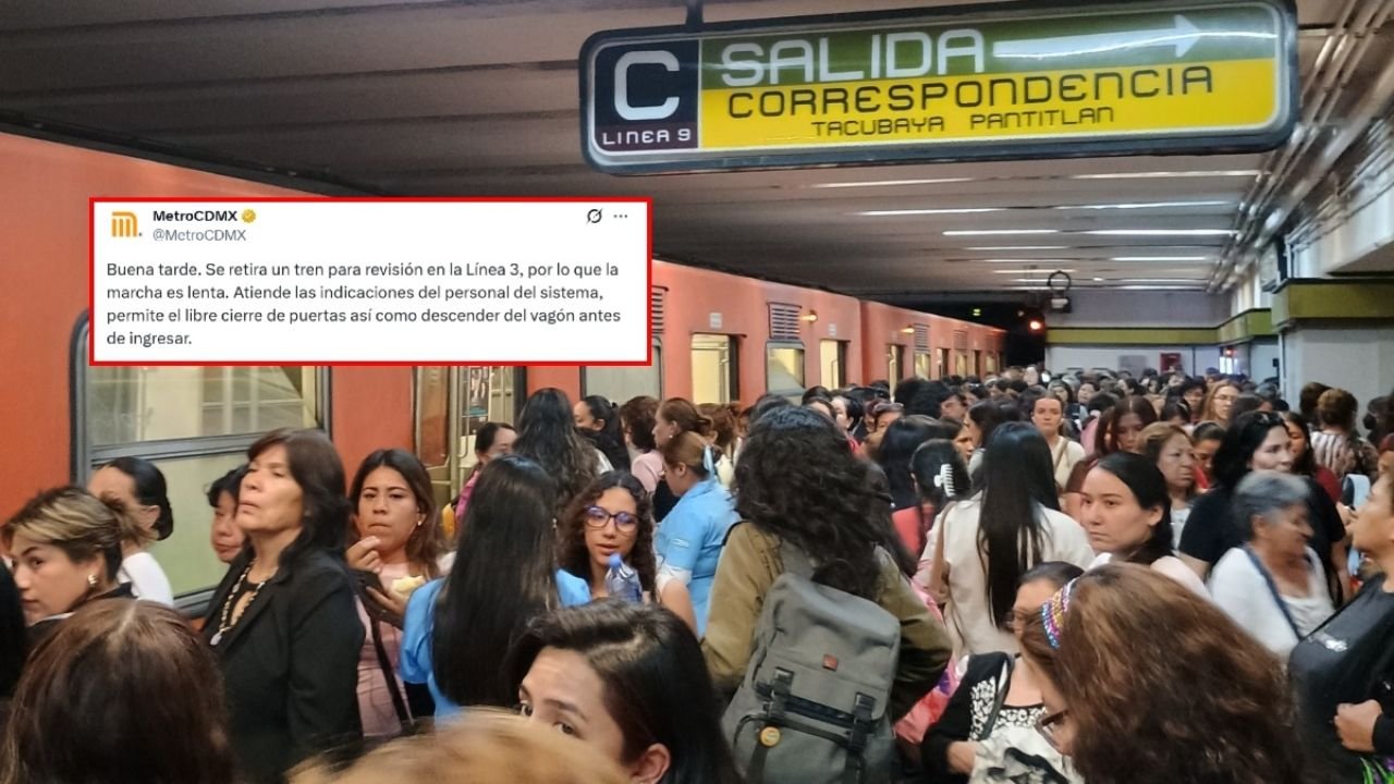 Metro CDMX: ¿Qué pasó en la Línea 3, HOY 4 de diciembre?