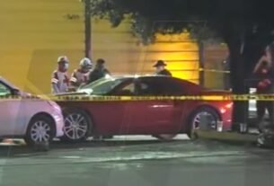 Ejecutan a Dos Personas al Interior de Auto Deportivo en Avenida Garza Sada en Monterrey
