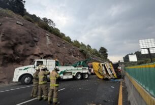 Accidente en Carretera México-Toluca Genera Tránsito Lento Cerca de la Marquesa
