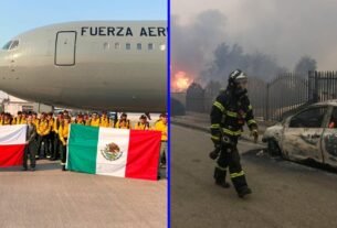 México tiende la mano a Chile y envía 145 brigadistas para enfrentar los devastadores incendios