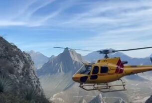 ¡De película! Rescatan a senderista con helicóptero en Nuevo León: VIDEO