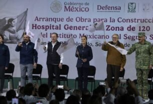 Alfonso Durazo reporta 35% de avance en construcción del Hospital del IMSS en San Luis Río Colorado