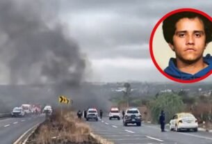 Reportan quema de vehículos en Hidalgo tras abatimiento de El Mencho