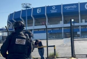 Fuerte operativo federal y estatal resguarda el Estadio Corregidora previo al amistoso México vs Islandia | VIDEO