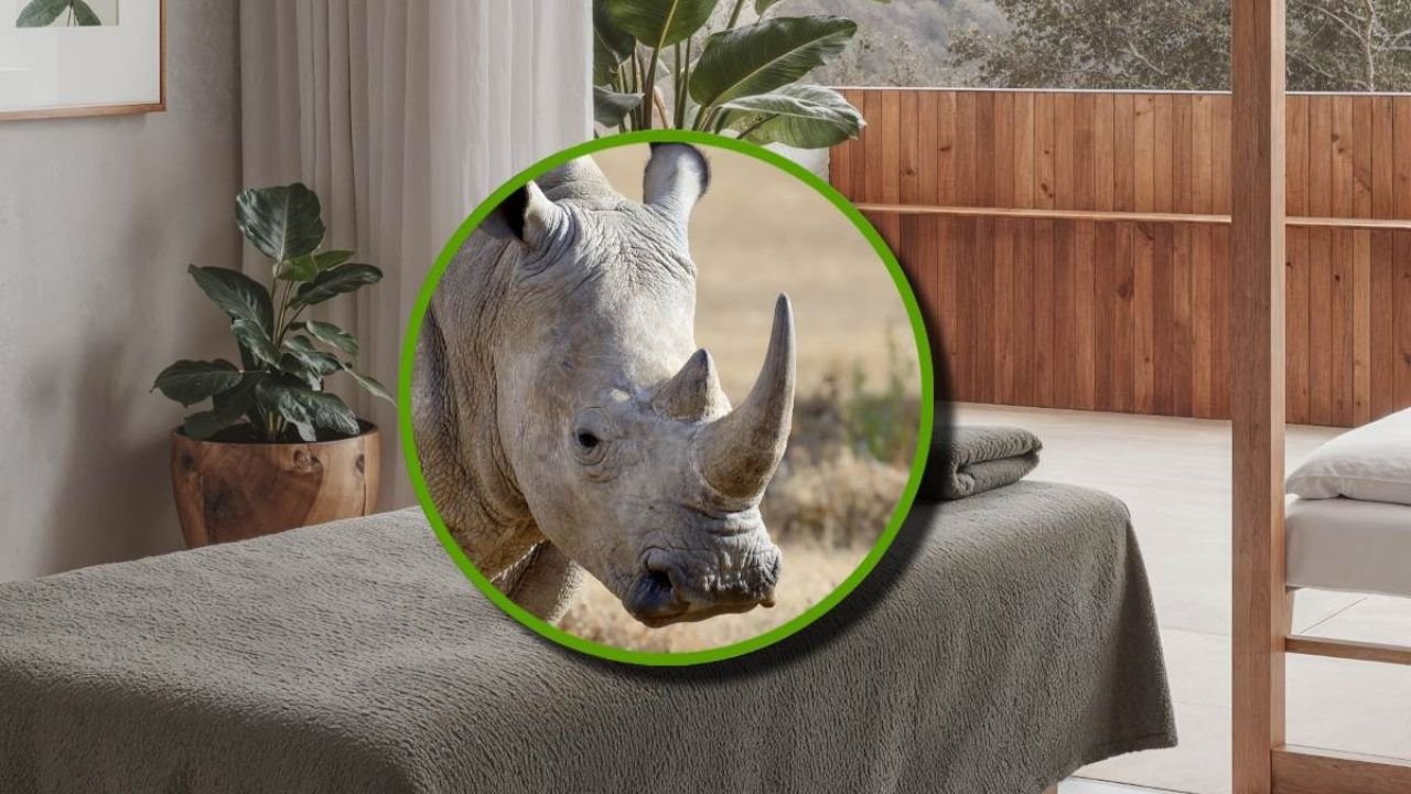 Rinoceronte recibe tratamiento de spa de lujo | VIDEO