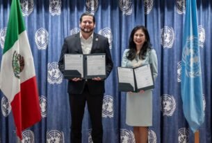 Ismael Burgueño firma acuerdo con la ONU en México para impulsar el desarrollo de Tijuana