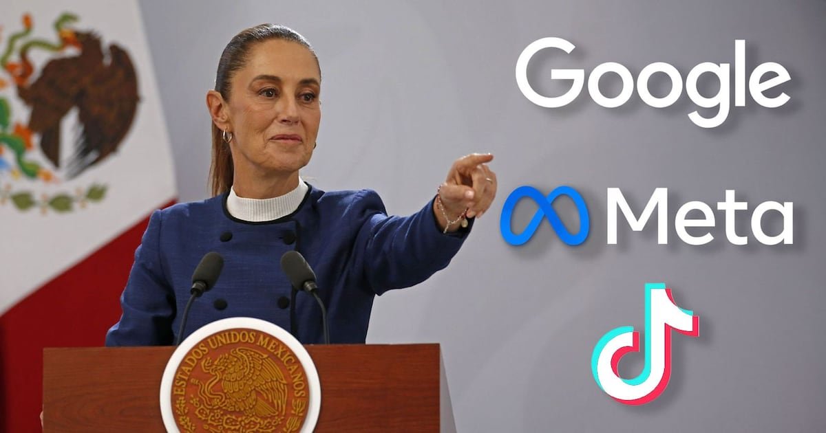 Pacta México con Google, TikTok y Meta combate vs. violencia a mujeres