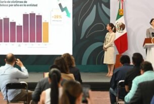 Gobierno de México informa reducción anual del 26 por ciento en homicidios dolosos en Colima