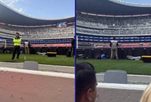 ‘¿Te parece que somos altos?’: Así era la primera fila del Estadio Banorte para el México vs. Portugal