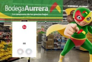 Bodega Aurrera rebaja Boiler calentador de agua Rheem gas LP: con capacidad máxima de 6 litros por minuto