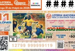 Resultados Lotería Nacional: Ganadores del Sorteo Zodiaco Especial 1747 del 31 de mayo de 2026