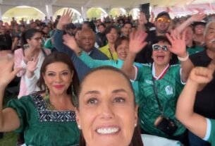 Sheinbaum SÍ va al Fan Fest… de la Gustavo A. Madero: Llega con Brugada al Deportivo Hermanos Galeana